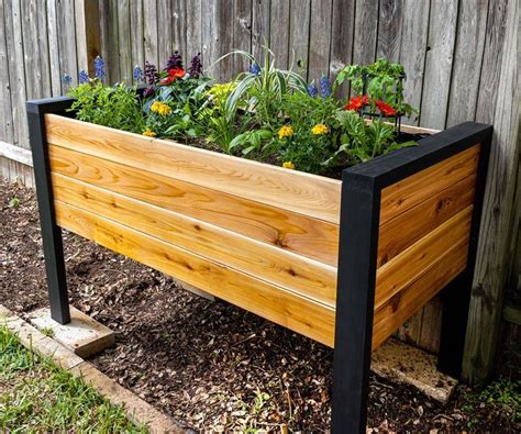 diy metal planter box plans|elevated planter boxes outdoor plans.